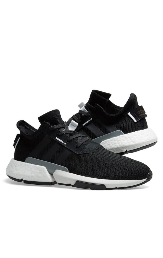 Adidas Pod 3.1 Black \u0026 Reflective Silver, Men's Fashion, Footwear, Sneakers  on Carousell
