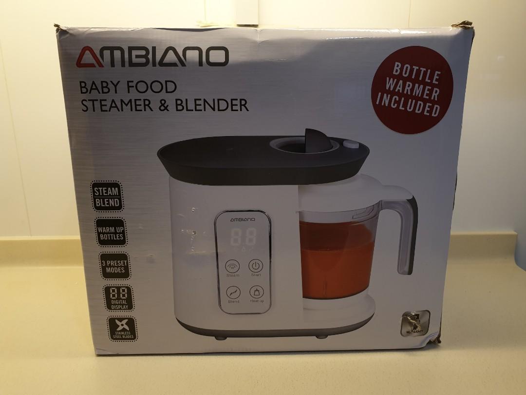 Ambiano 1 2l Baby Food Steamer Blender Digital Display