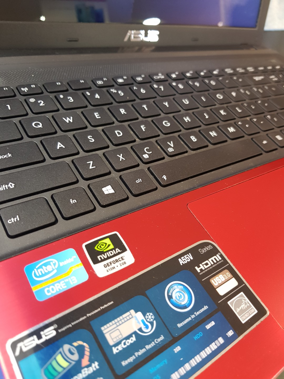 Asus Core I3 3120M 4gb Ram Ddr3 128gb Ssd Nvidia Geforce 610M 2GB 