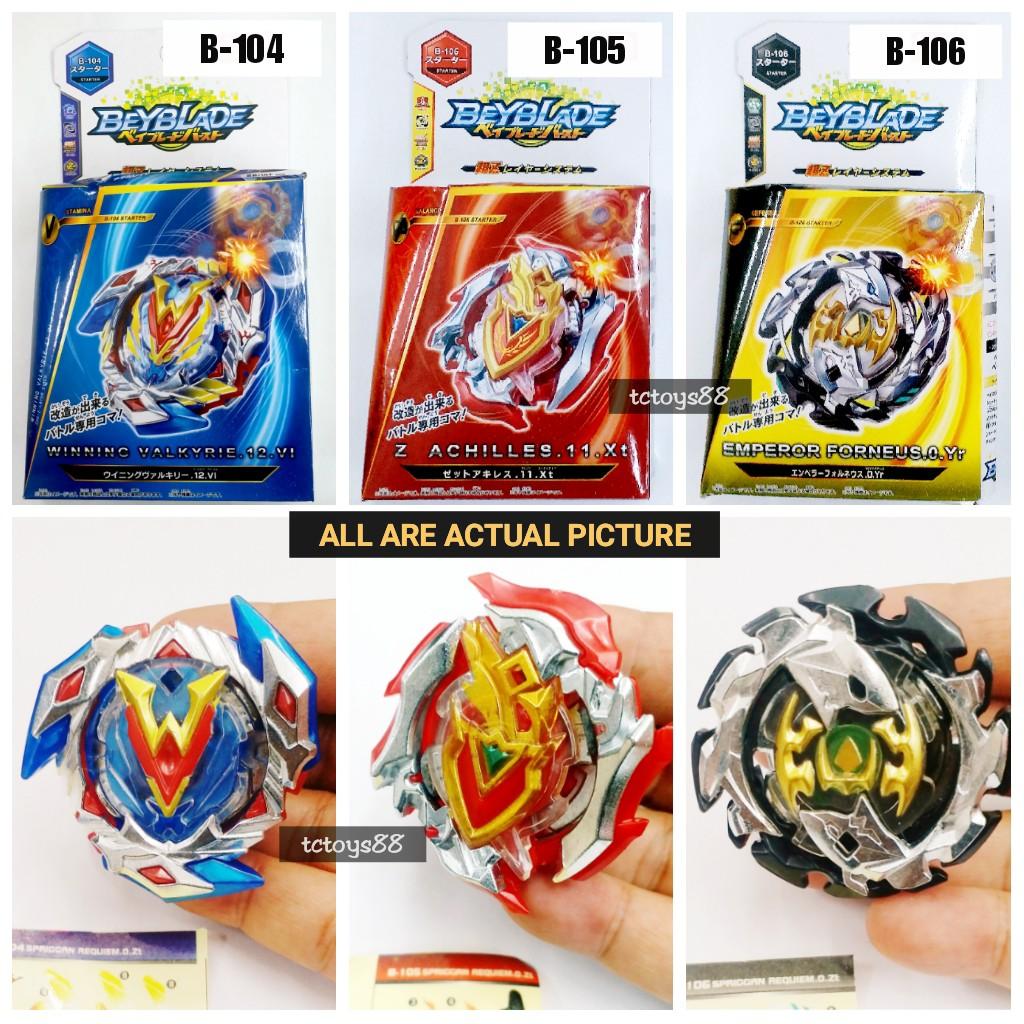 Beyblade Burst Winning Valkyrie Top Spin Gasing Beyblade B 104 B 105 B 106 Hobbies And Toys Toys 3304