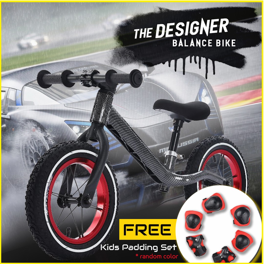 FRE PADDING Black Balance Bike Original CN CUBE Designer