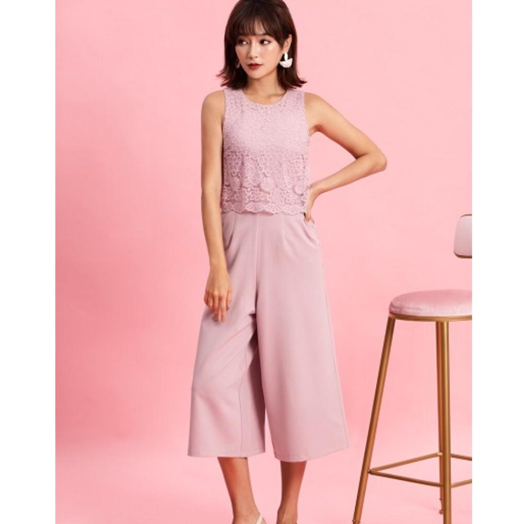 pink brand jumpsuit