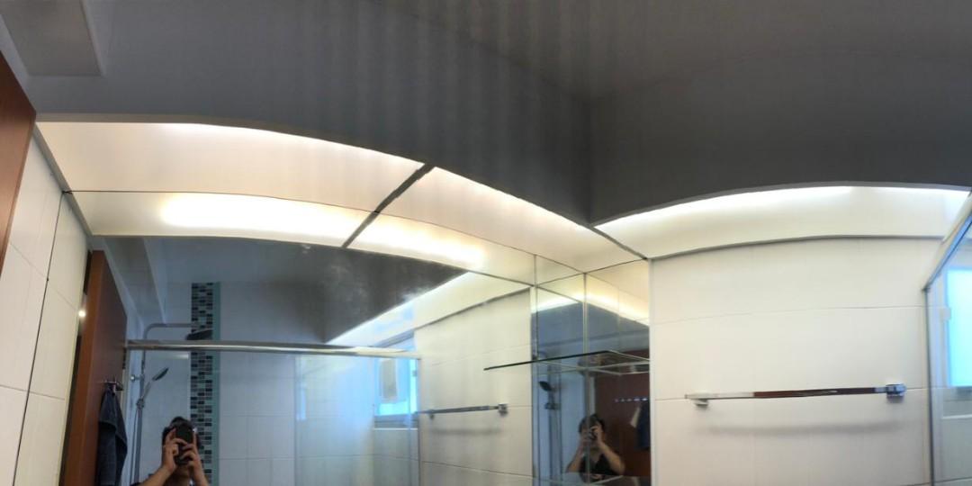 Bto condo hdb Toilet exhaust fan ventilation fan Bto light panel mesh