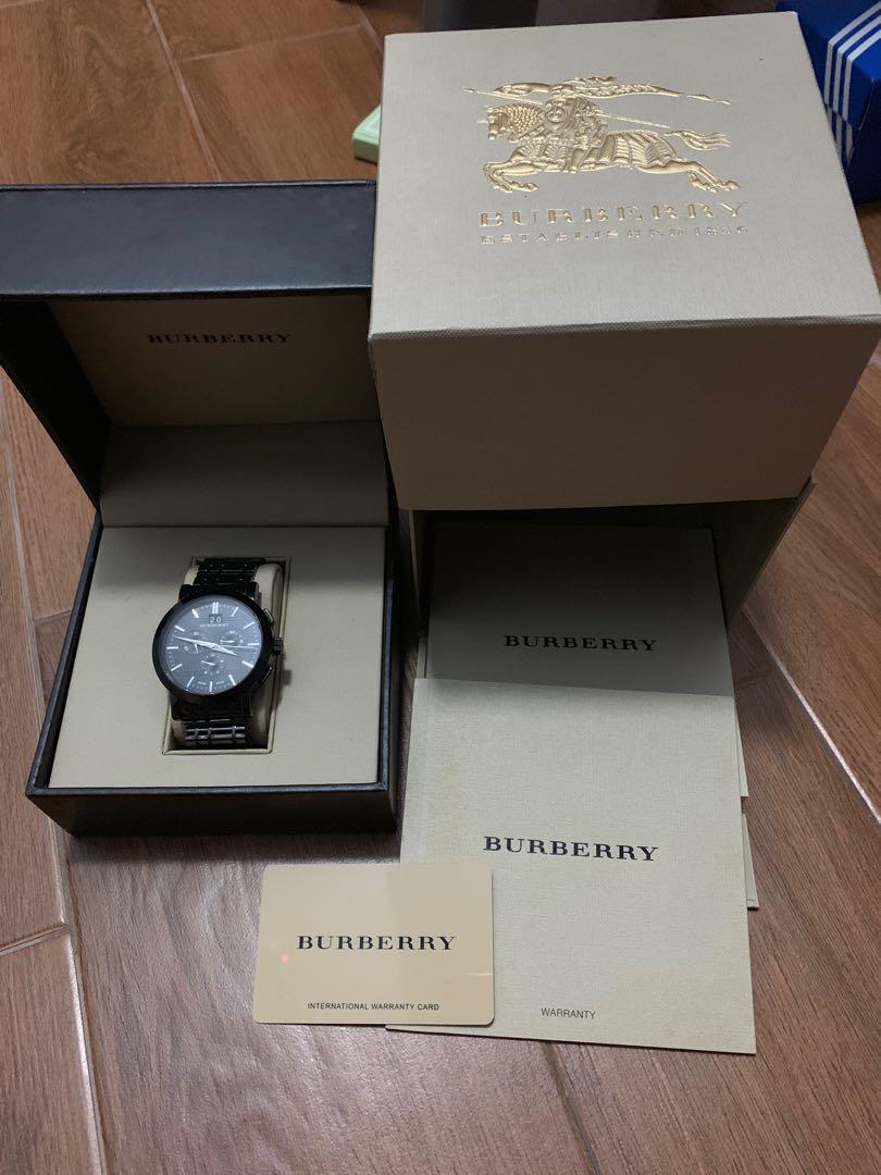 second hand burberry watches