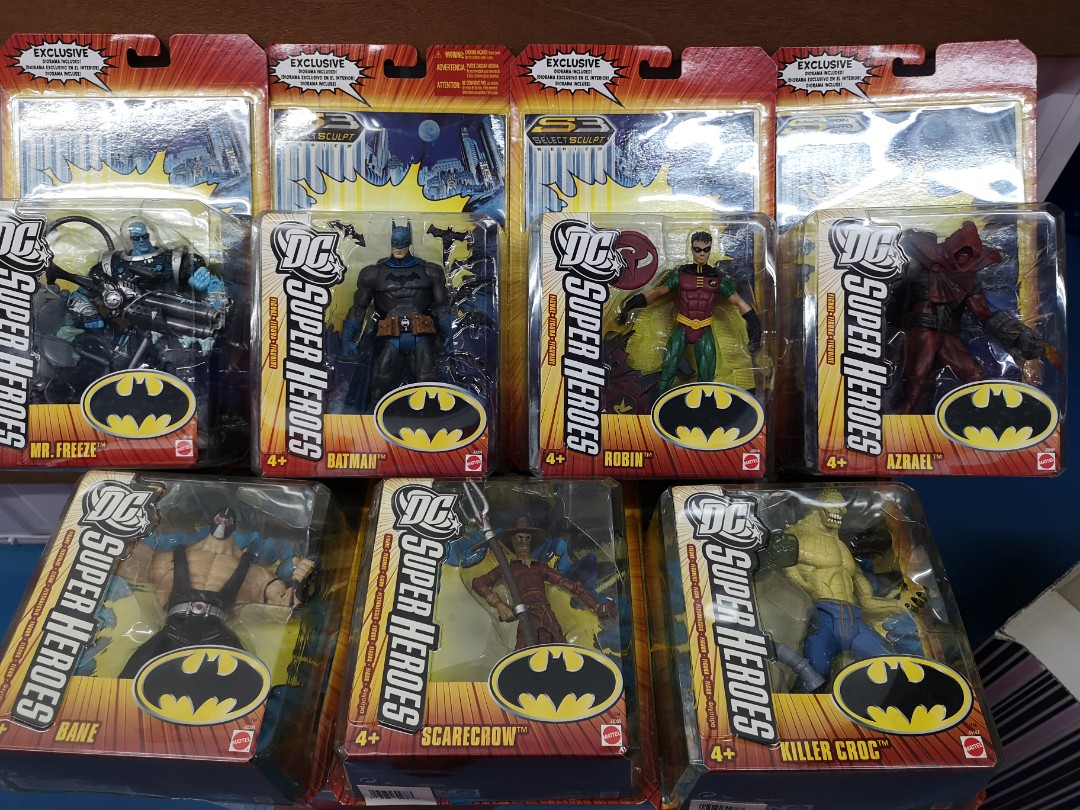Batman Dolron DC superheros DCUC Multiverse Batman, Robin, Azrael, Killer Croc, Mr ...