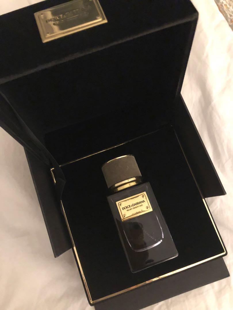 D&G Velvet Desert Oud empty with box for refill), Beauty & Personal Care,  Fragrance & Deodorants on Carousell