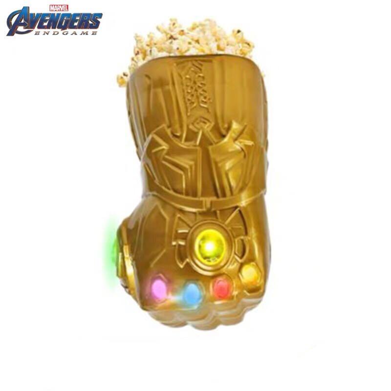 DISNEY MARVEL AVENGERS END GAME THANOS INFINITY GAUNTLET POPCORN BUCKET , Hobbies & Toys, Toys