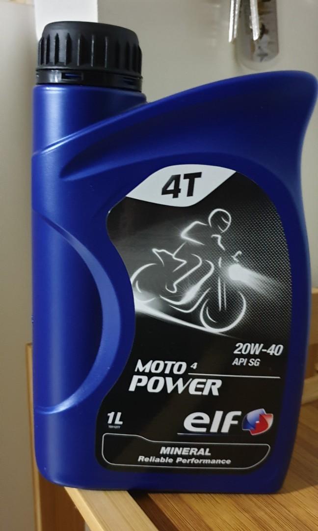 Elf 4T Motor Oil, Motorcycles, Motorcycle Accessories on Carousell