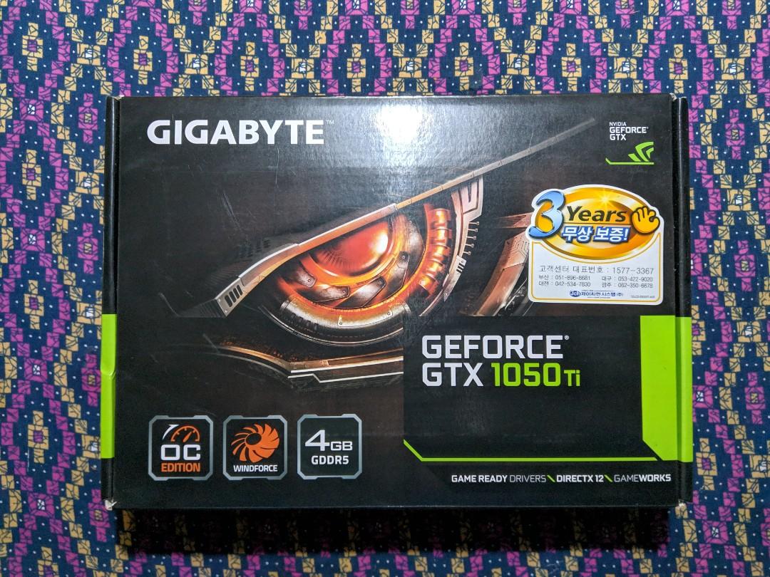 Gigabyte geforce gtx 1050 ti 4g on sale