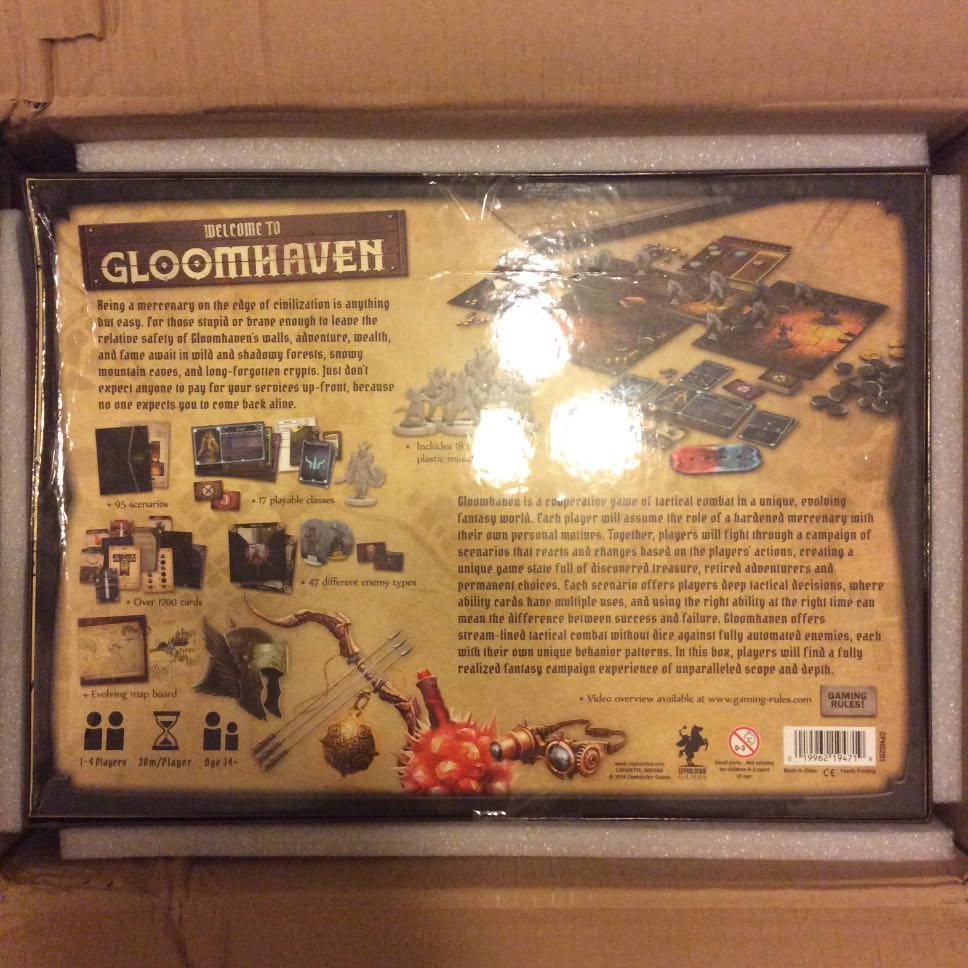 Gloomhaven print game (dented), Hobbies & Toys, & Games on Carousell