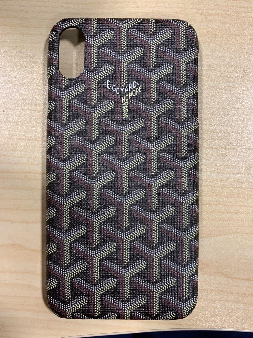 Goyard iphone x case top authentic