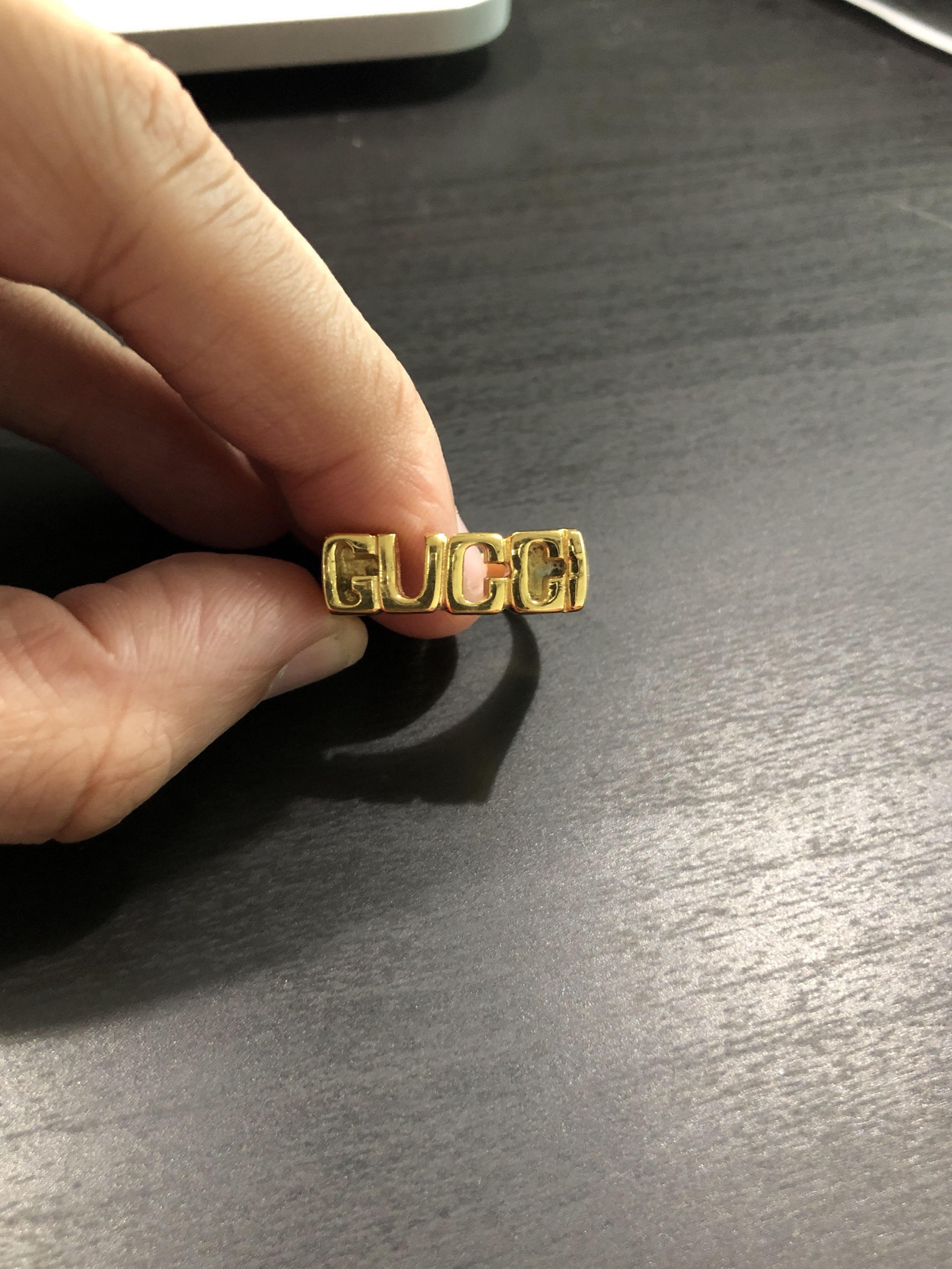 Gucci gold custom ring deals