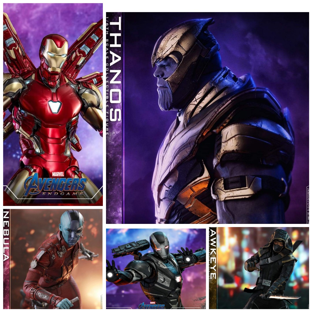 Hot Toys Avengers Endgame Movie Thanos Mark 85 War Machine Nebula And Deluxe Hawkeye Toys Games Bricks Figurines On Carousell
