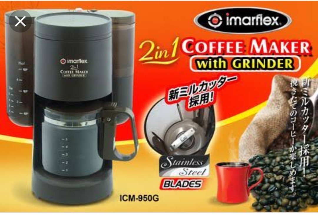 Imarflex 2in1 coffee grinder /maker 
