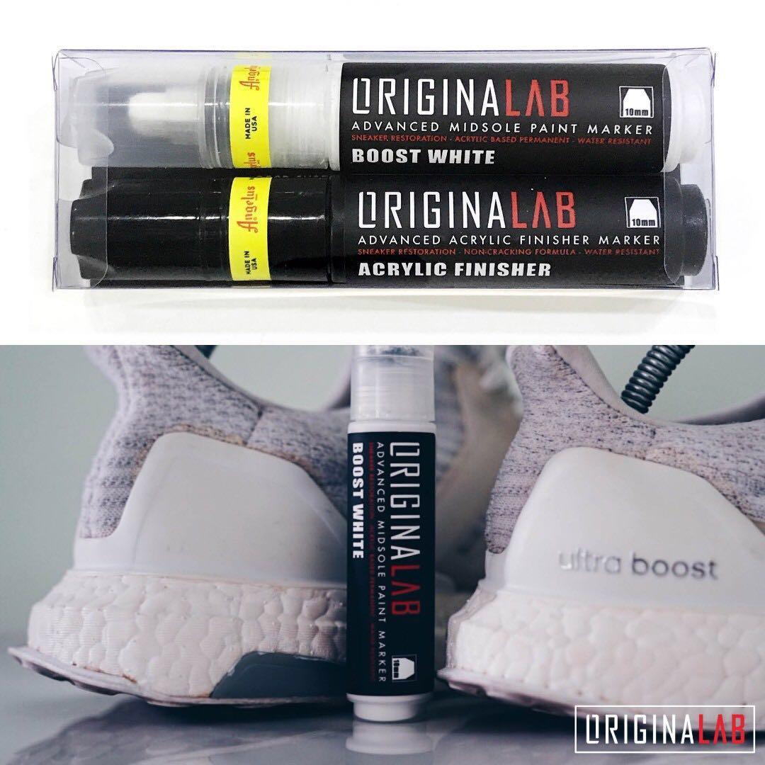 bølge Direkte vindue INSTOCKS] Originalab Sneaker Midsole Marker Paint Pen - WHITE/BLACK/ACRYLIC  FINISHER PROTECTOR for Adidas NMD and Nikes, Men's Fashion, Watches &  Accessories, Caps & Hats on Carousell
