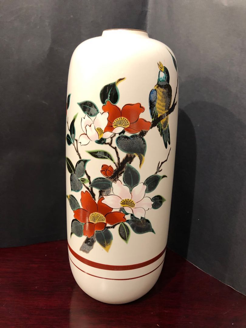 Japanese Vase 日本瓷花瓶 Off Vintage Collectibles Vintage