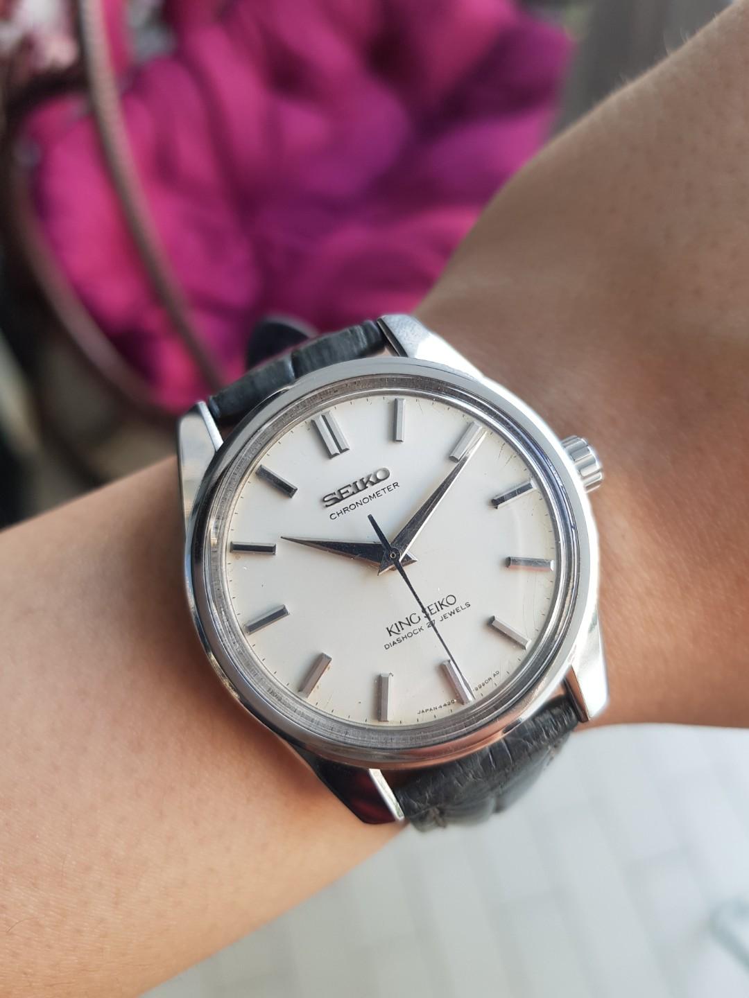King Seiko Chronometer 4420-9990, 名牌, 手錶- Carousell