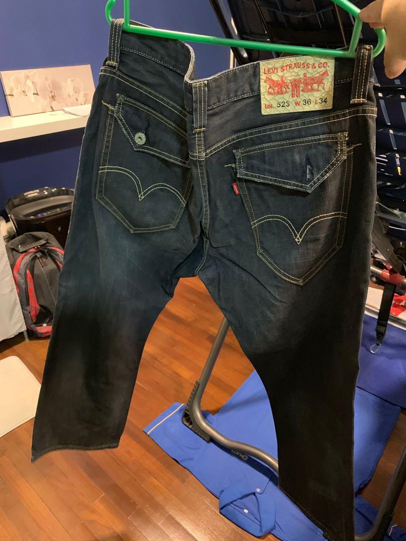 Levis top 523 jeans