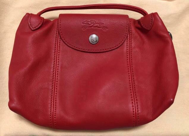 Review: Longchamp Le Pilage Cuir Crossbody in Cherry Colour – SydSunshine