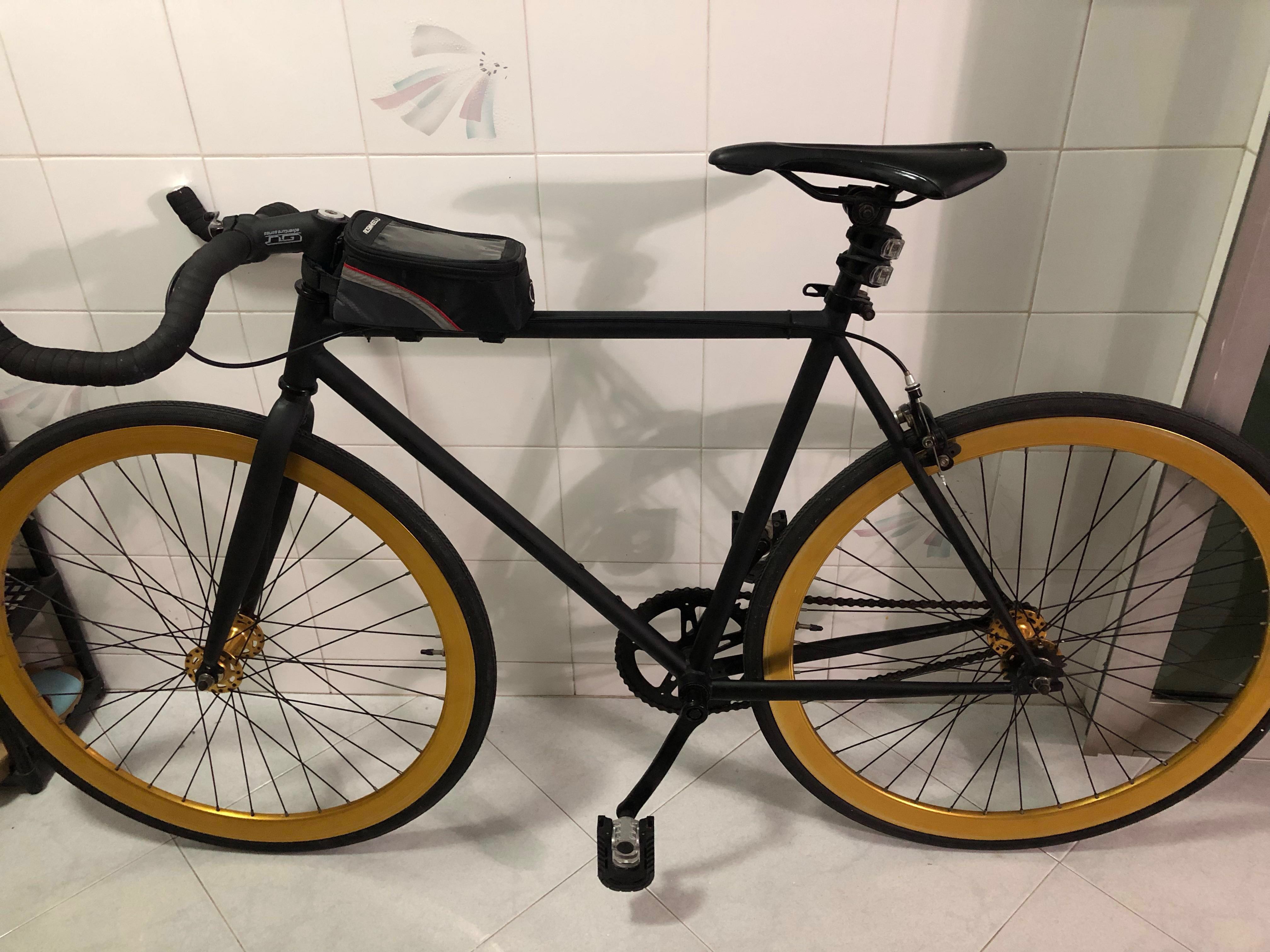 Black fixie rims online