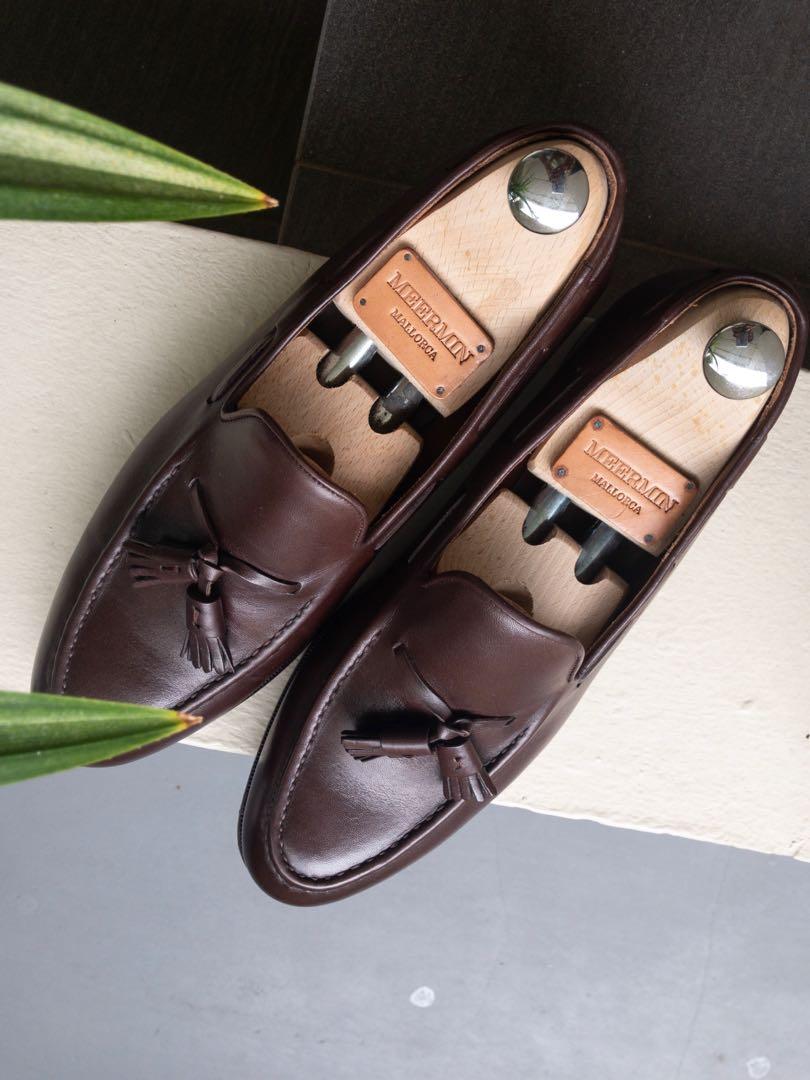 Meermin Tassel Loafers in Dark Brown Calf E, Men's Fashion, Footwear