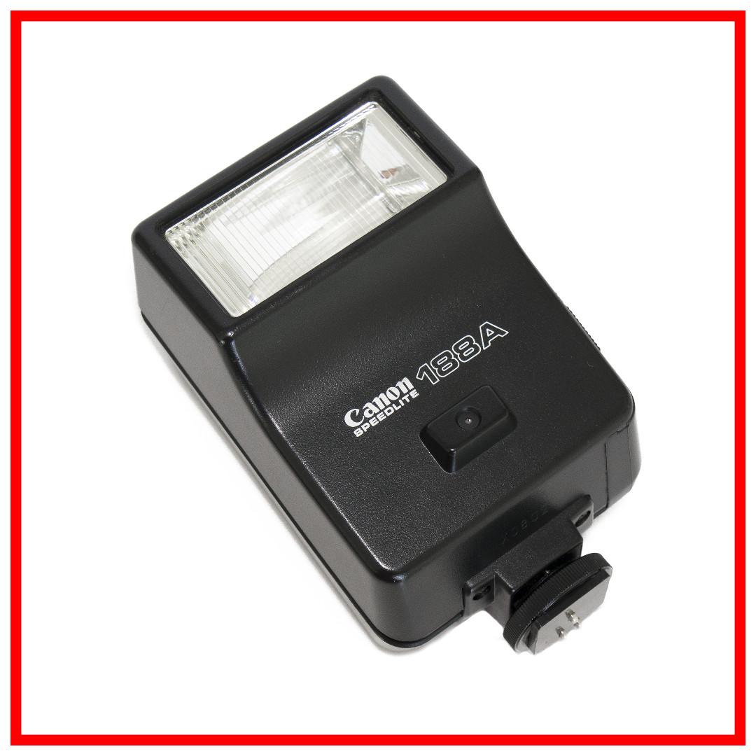 nr mint canon speedlite 188a camera
