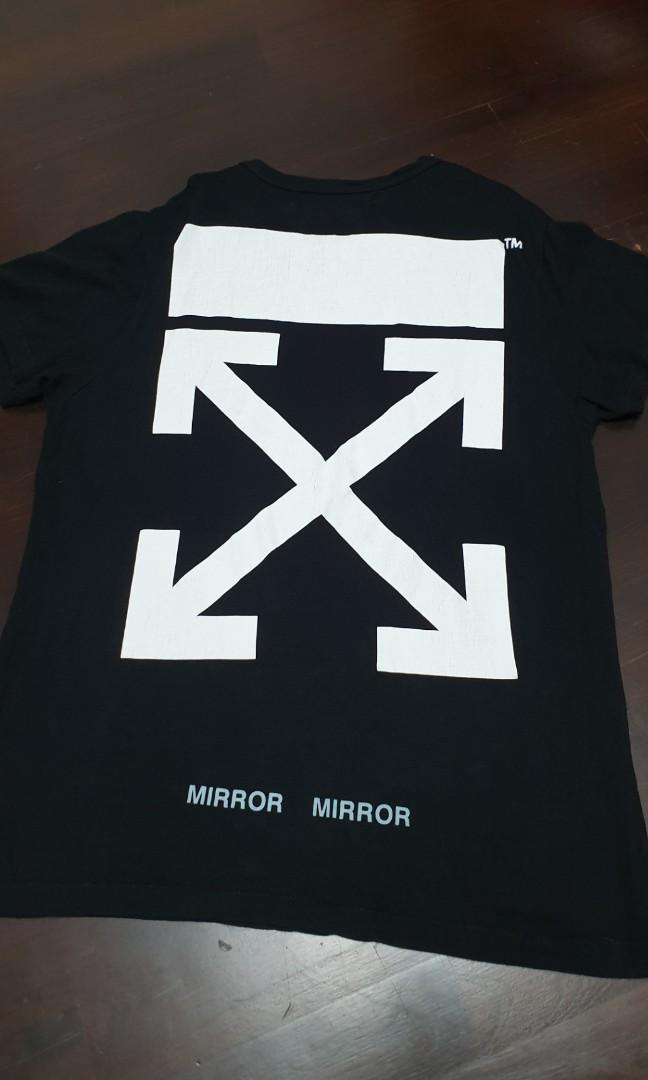 off white mirror mirror tee