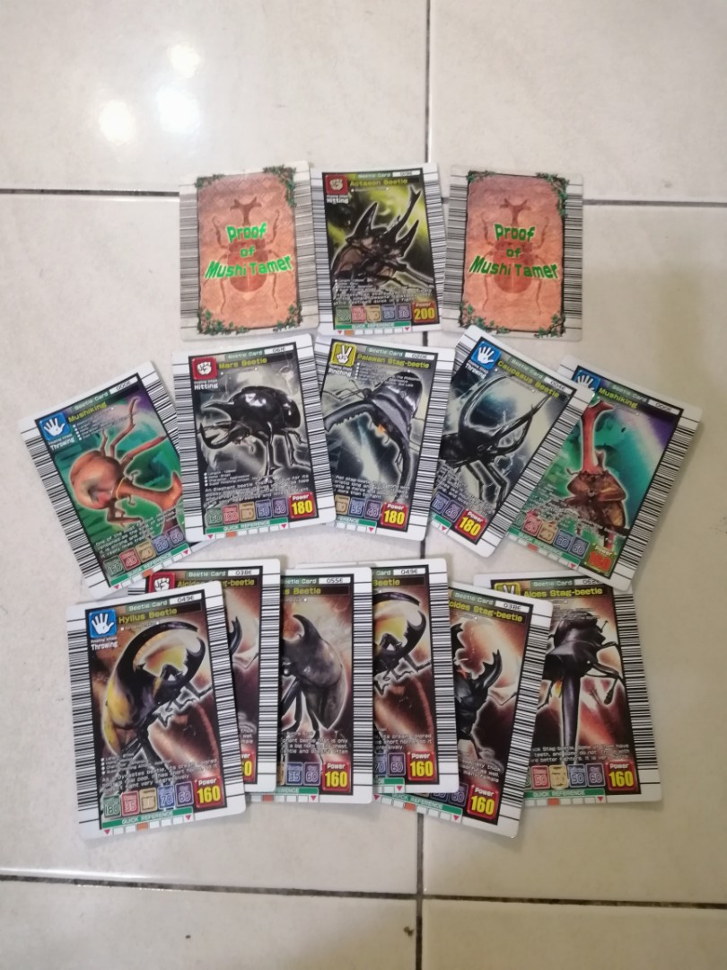 Original Mushi King Game Card, Hobbies & Toys, Toys & Games on Carousell