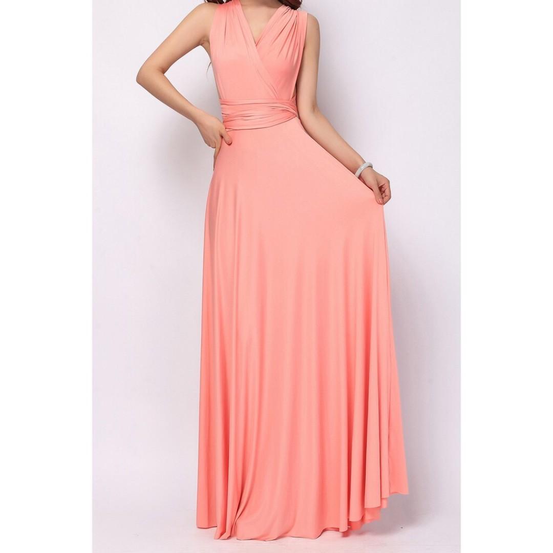 PEACH INFINITY DRESS Women s Fashion Dresses Sets Dresses on Carousell