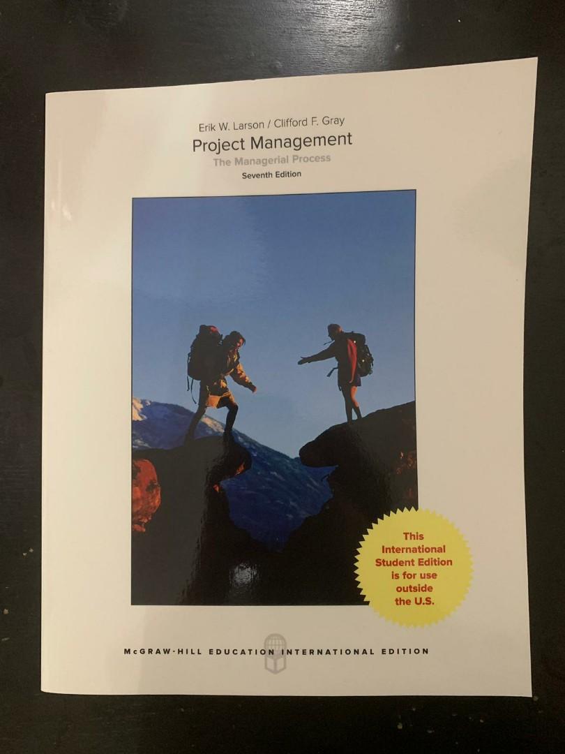 Project Management The Managerial Process The Mcgraw Hill Series