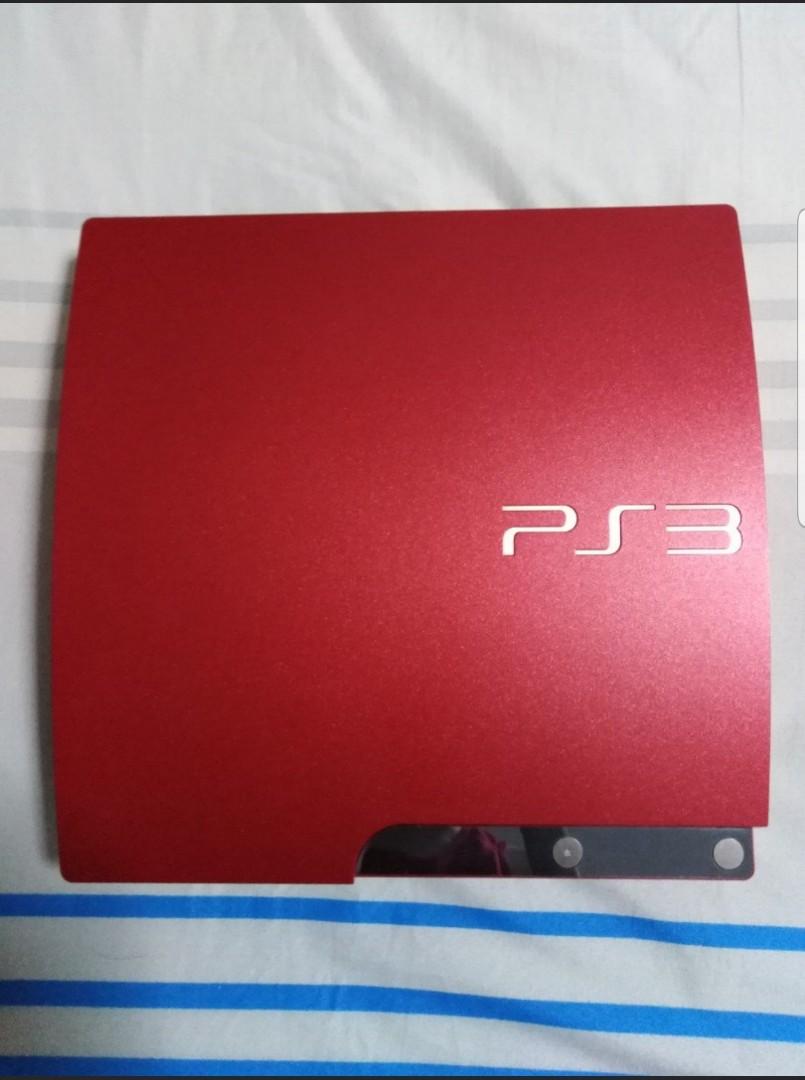 PS3 (Slim) Red, Video Gaming, Video Game Consoles, PlayStation on Carousell