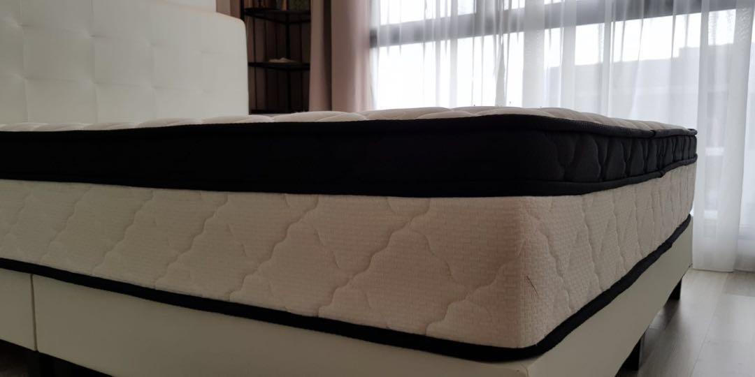 Queen Bed with 10 inch Mattress , Furniture & Home Living, Furniture
