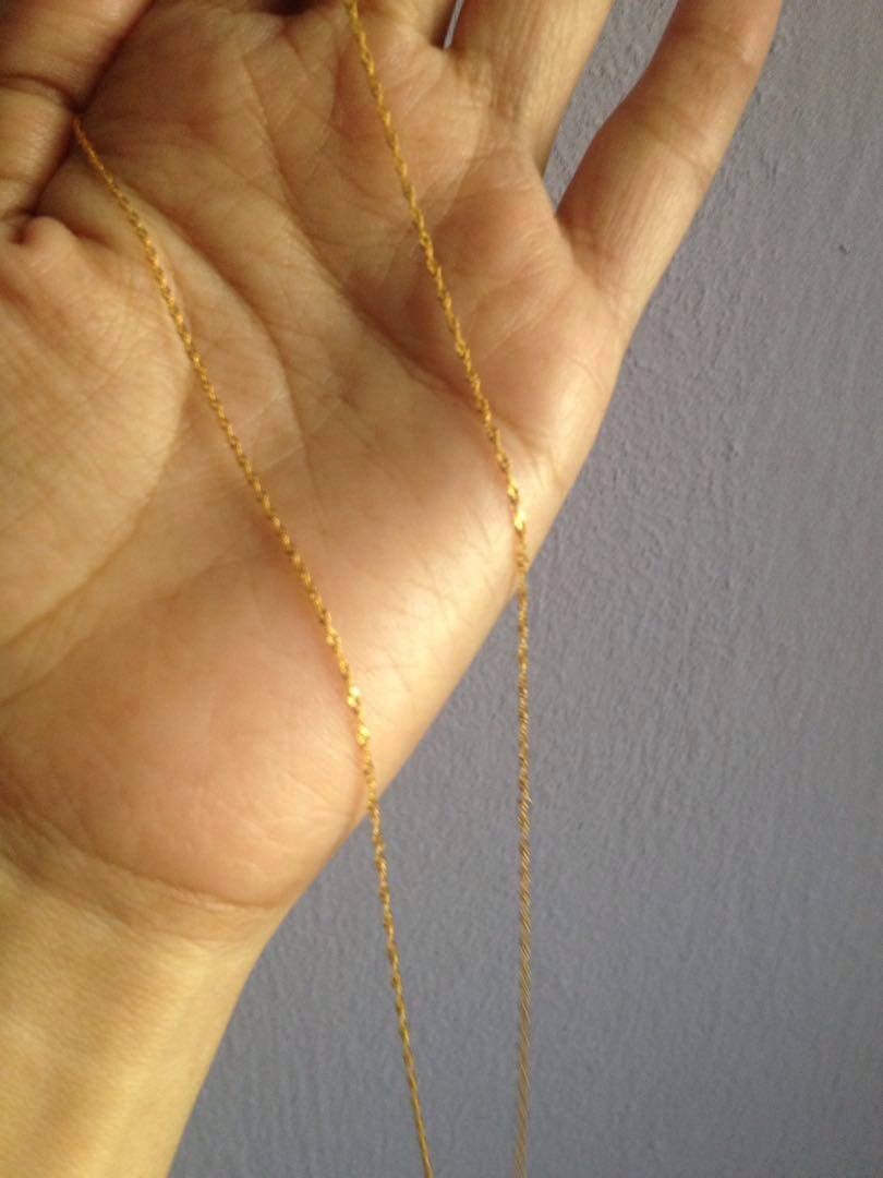 Rantai Leher Mj Jewellery Women S Fashion Jewellery On Carousell