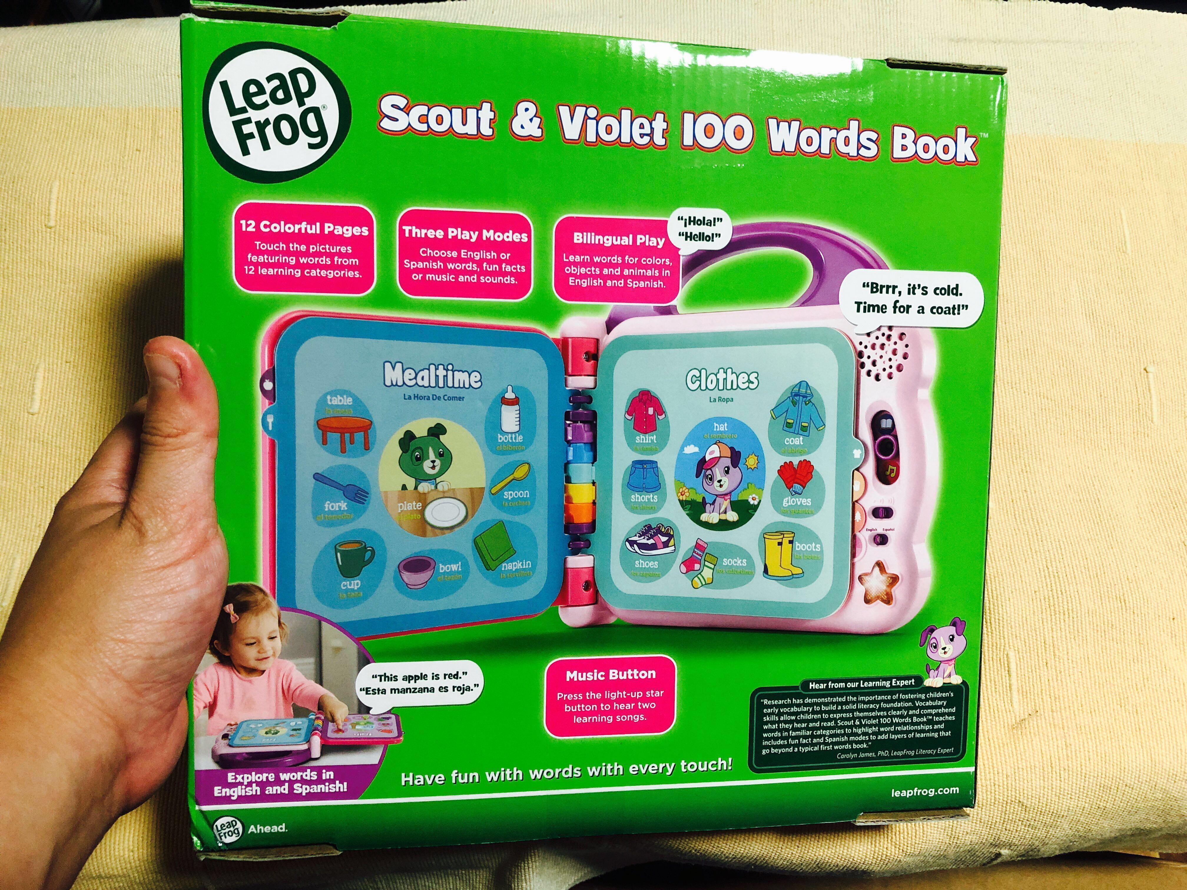 leapfrog scout and violet 100 words book