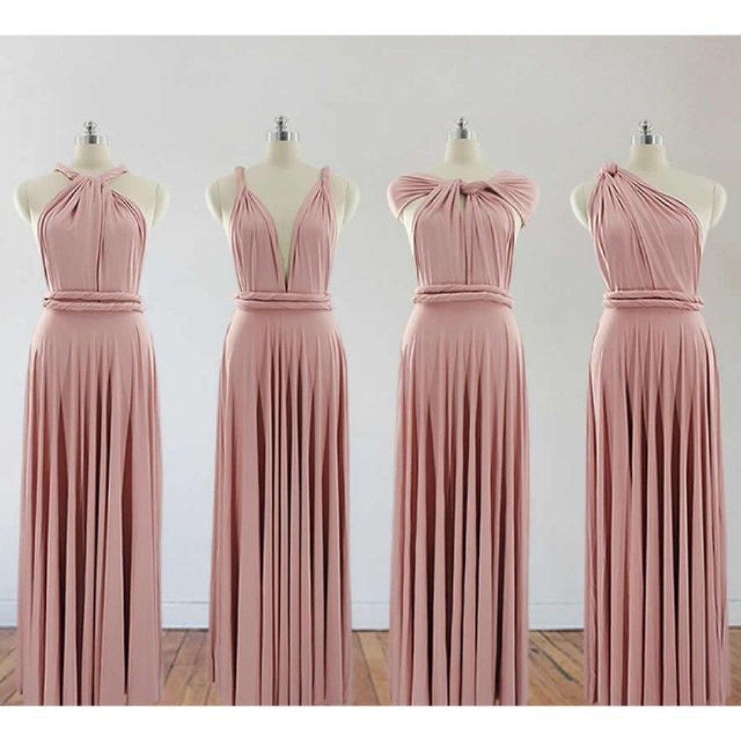 Rose gold infinity dress online