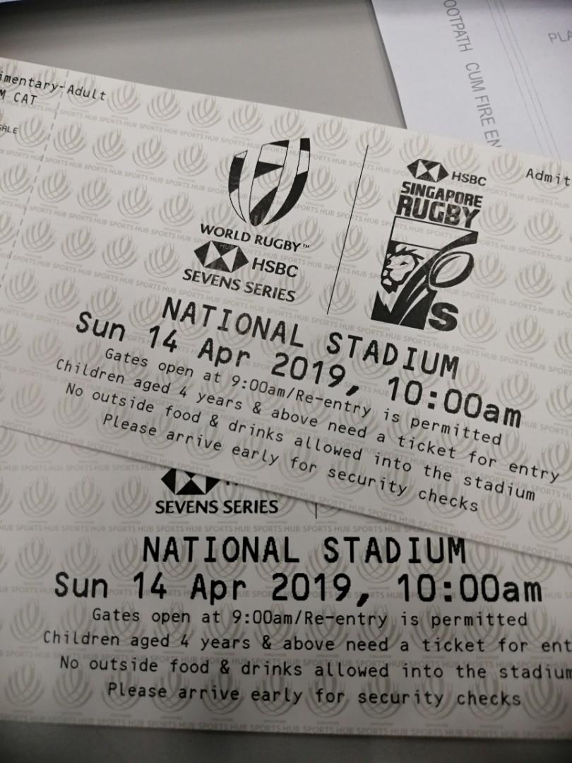 Rugby 7s Finals Tickets, Tickets & Vouchers, Event Tickets on Carousell