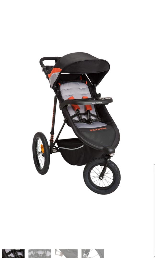 schwinn fixed wheel jogging stroller