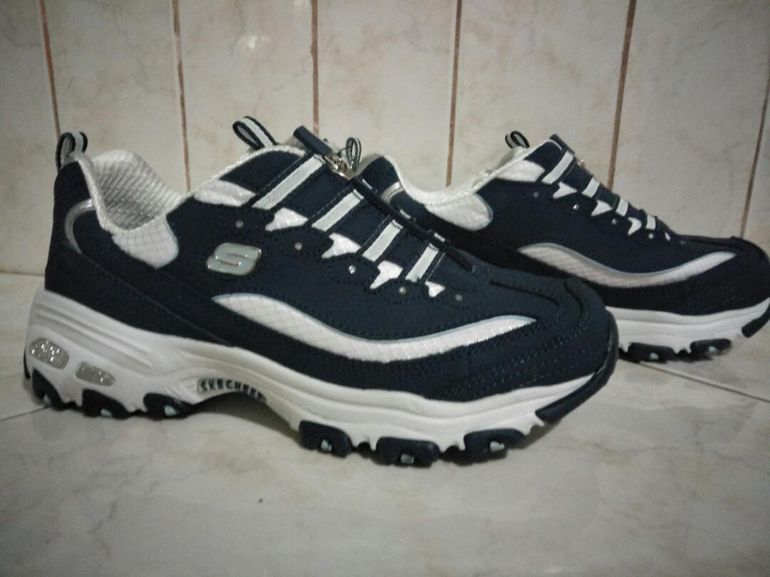 Skechers D lites Zip along sneakers shoes Women s Fashion
