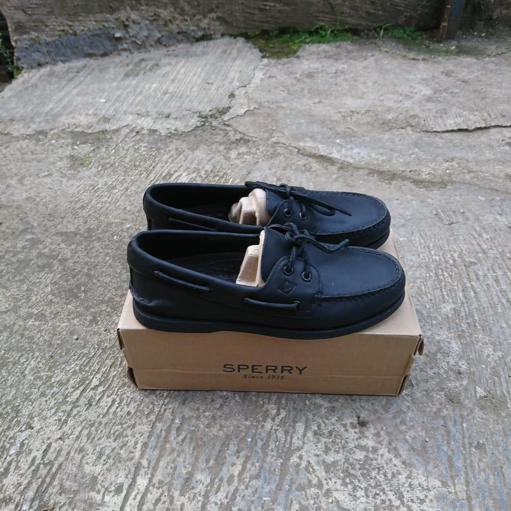 sperry top sider black