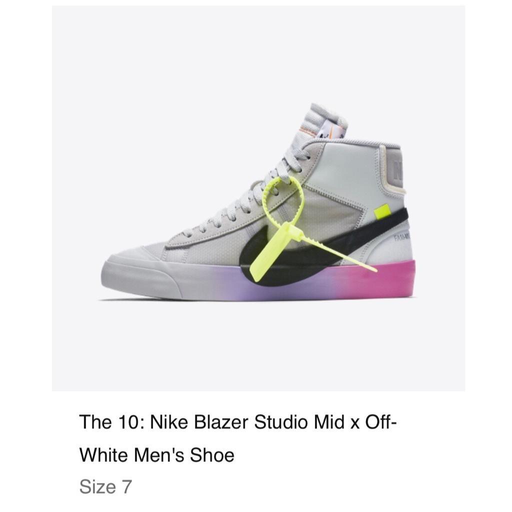 blazer studio mid off white