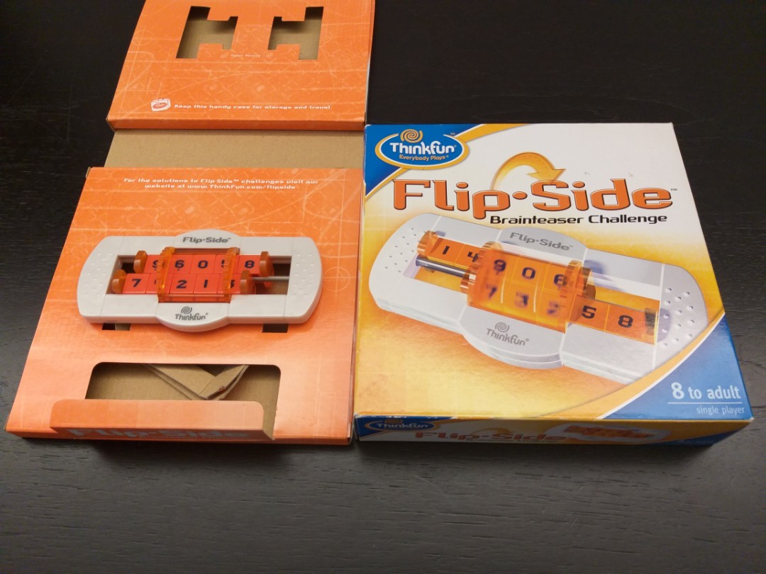 Thinkfun Flip-side 智力遊戲, 興趣及遊戲, 玩具& 遊戲類- Carousell