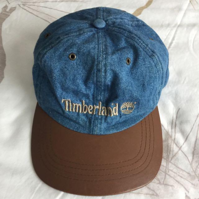 timberland leather cap