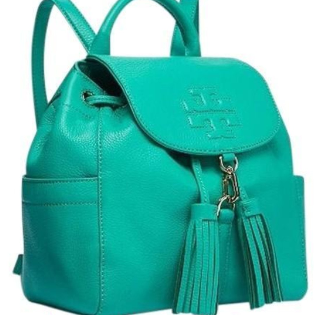 Tory burch shop backpack green