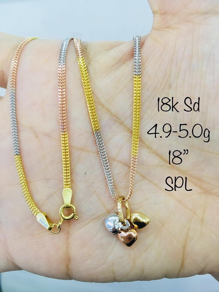 Tri hot sale color necklace