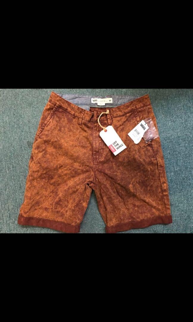 vans shorts Orange