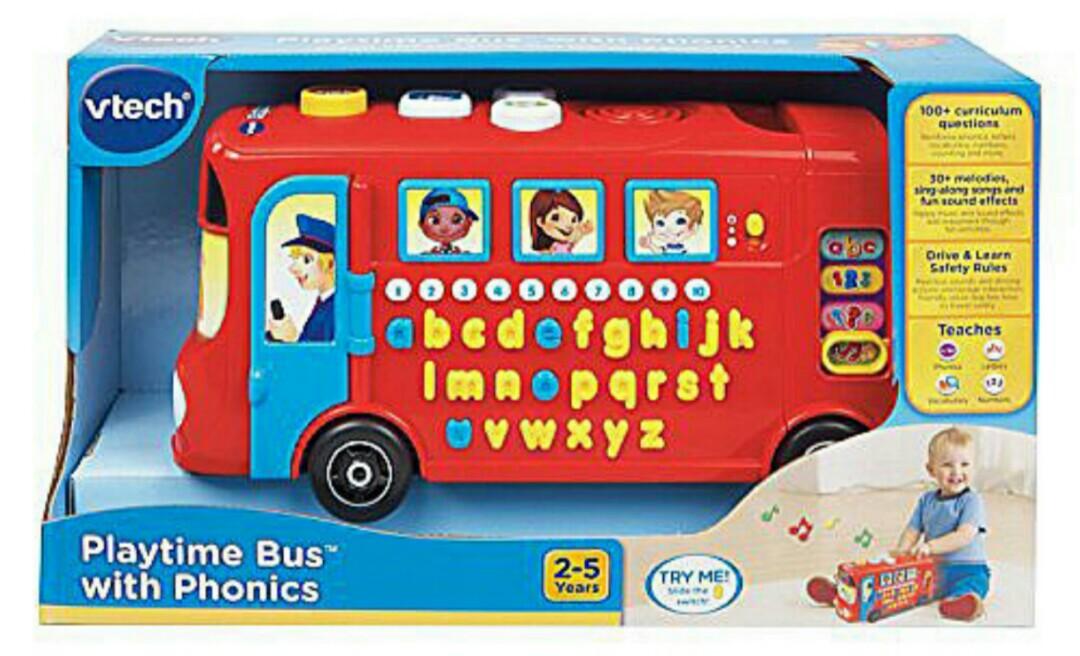 vtech toy bus