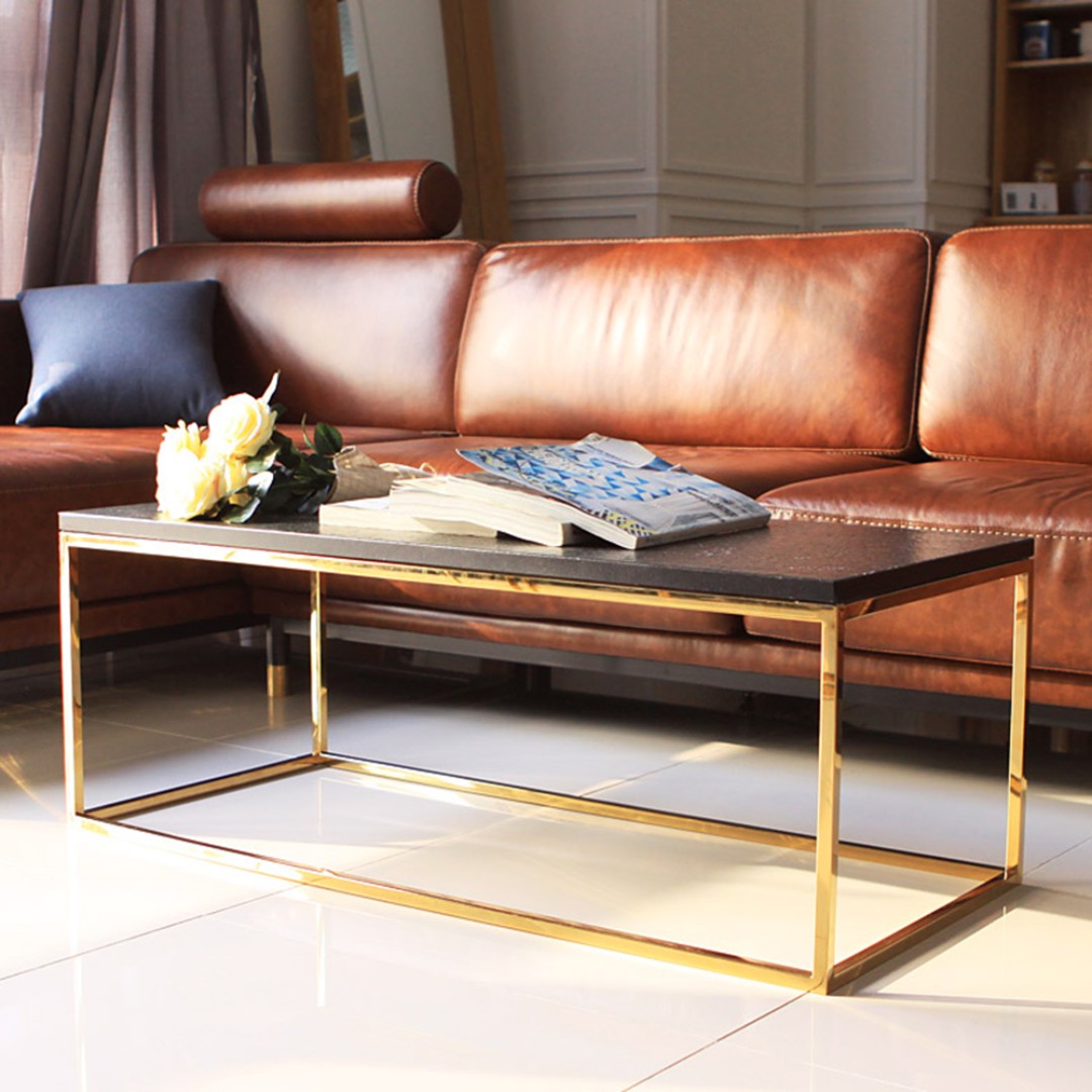 Yak Gold Frame Coffee Table 1000 Furniture Tables Chairs On Carousell