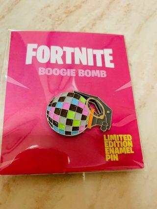 fortnite boogie bomb limited edition enamel pin - fortnite enamel pin