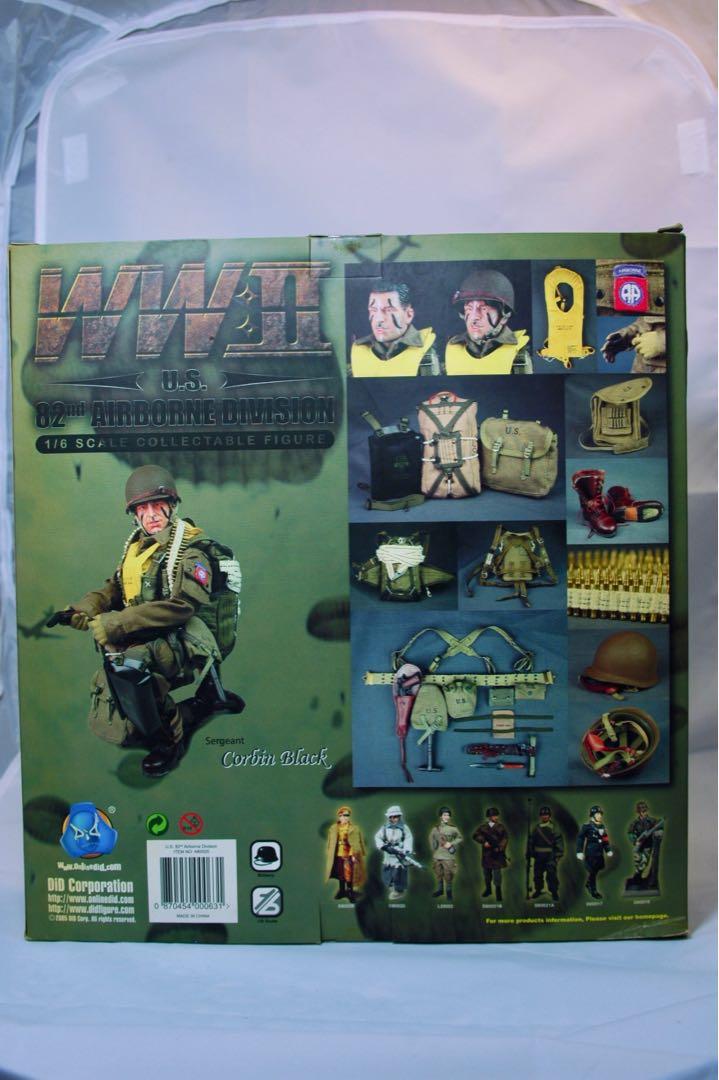 1/6 scale WW2 US 82nd Airborne ‘Corbin Black’, Hobbies & Toys, Toys