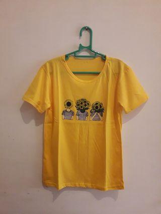Kaos Kuning Sunflower